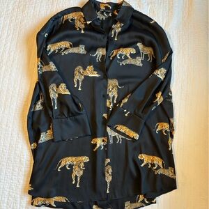 Zara Black Tiger Dress